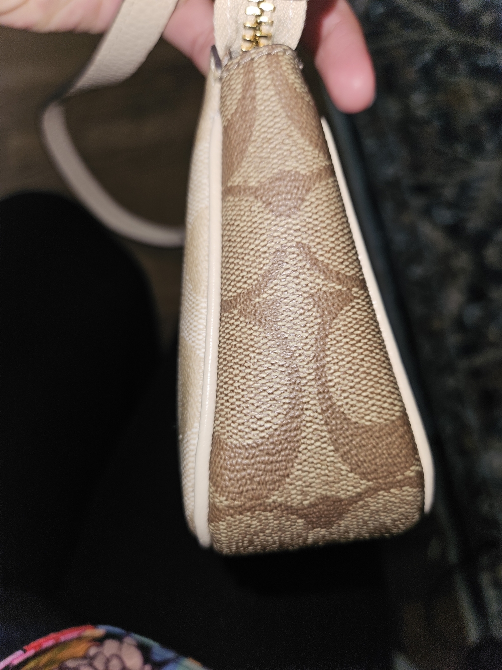Coach Nolita Cream Signature C mini Bag with Gold Hardware - Picture 6 of 12